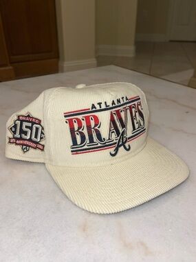 New Atlanta Braves 150 anniversary corduroy SnapBack